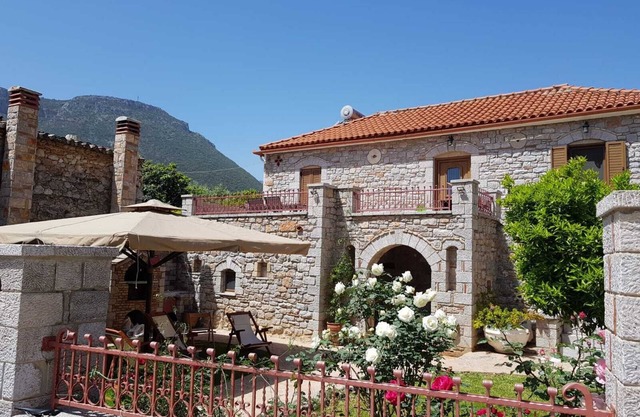 wonderfully restored traditional stone house