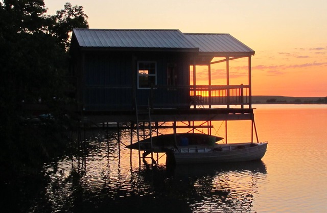 Woodward Cabin #2 with boat house