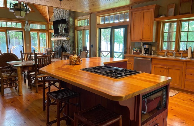 Your own Adirondack lakefront peninsula at Camp Nawita