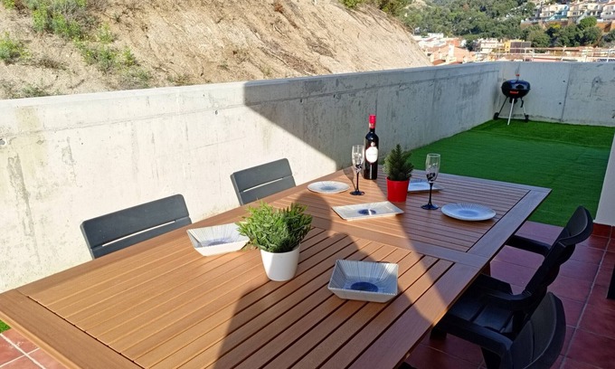 Arenys de Munt Apartment | Mountain View Terrace Apartment in Arenys - Pet Friendly Stay