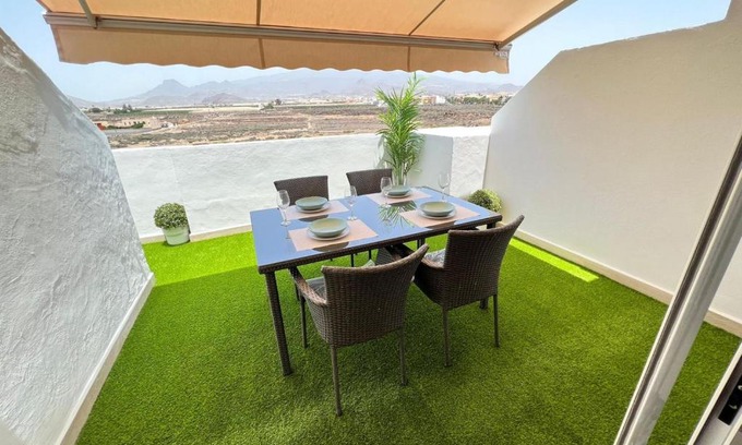Las Galletas Apartment | Oceanfront ÁTICO VISTA TEIDE - Guest Rated 10/10 Stay