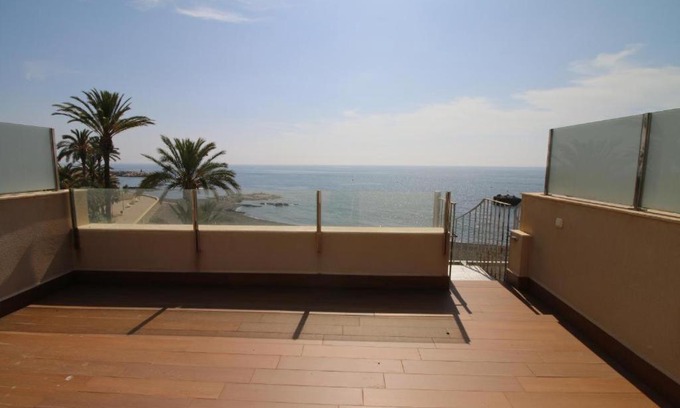 Villaricos Apartment | Oceanfront Áticos Primera Linea with Pool in Villaricos