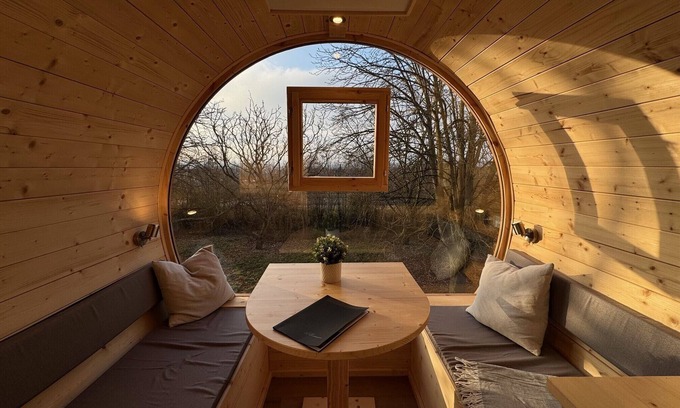 Volkach Apartment | Unique Stay in a Wine Barrel with Ocean View & Spa