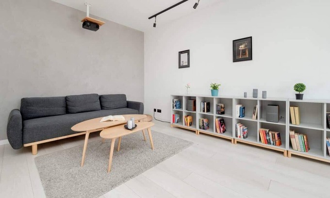 Lodz Apartment | Modern 1-Bedroom Retreat with Balcony & Pet-Friendly Perks