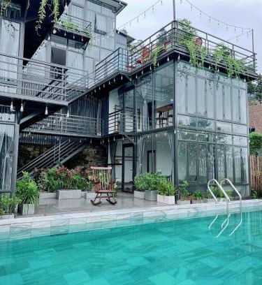 Tam Dao Cabin | Ơ Homestay - Phòng full kính Tam Đảo