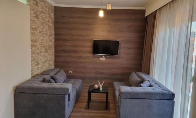 Serres Apartment | Central City Apartment with Family-Friendly Amenities