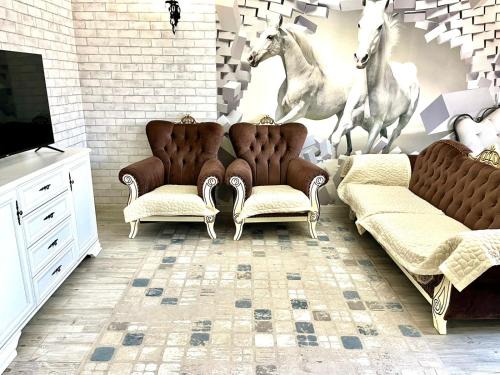 Almaty Apartment | Апартаменты в центре Алматы с 3 спальнями