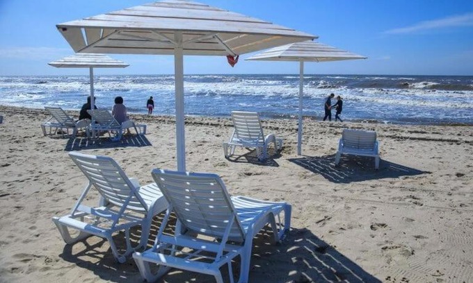 Yantarny House | Beachfront Bliss at Береговой: Pool, Ocean Views & More