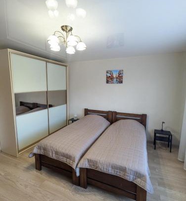 Berehove Apartment | Family-Friendly Two-Bedroom Apartment by the Pool