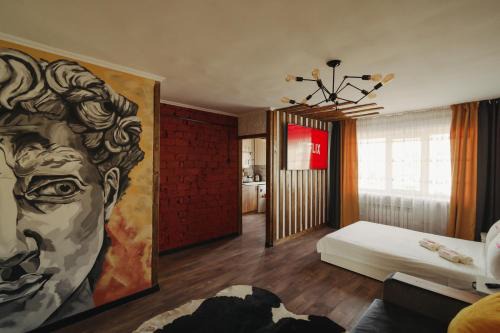 Petropavlovsk Apartment | Stylish Two-Bedroom Apartment in Central Versace