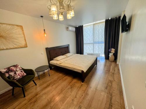 Rivne Apartment | Designer Renovation & VIP Center with On-Site Charging