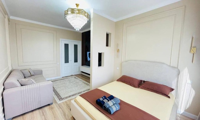 Shymkent Apartment | Business-Class Apartment: Pet and Child Friendly Retreat