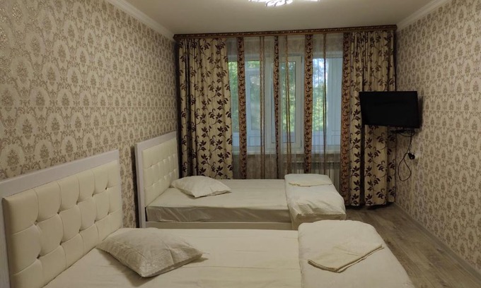 Kazakhstan Apartment | Explore Хромтау: Guest Rated 10/10 with Pool Access