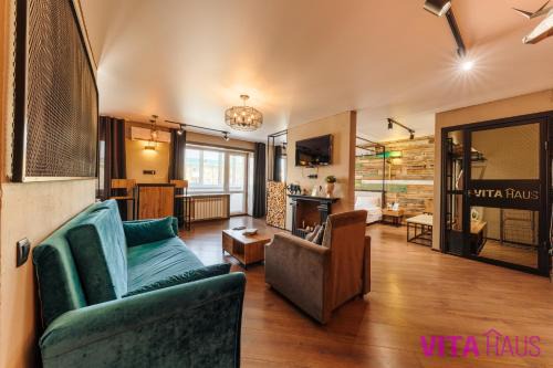 Petropavlovsk Apartment | Central Studio Loft: Pet-Friendly & Family-Oriented Stay