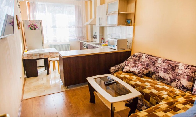 Krasnodar Apartment | Budget-Friendly KKB Euro Two-Room Apartment on Ground Floor