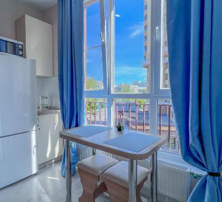Petrovskoye Apartment | Child-Friendly Light Studio Near Kharkiv Passenger Station
