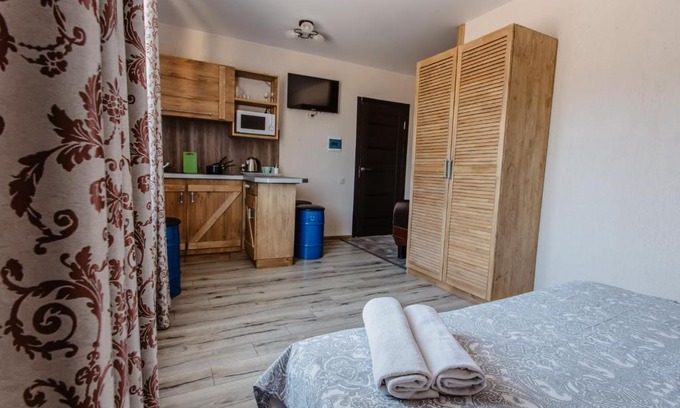 Tver Apartment | Cozy Studio #3 with Patio and BBQ for Your Getaway