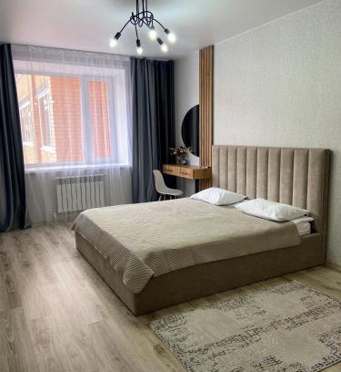 Kostanay Apartment | Discover Comfort at 1-ком Костанай Плаза with Hot Tub