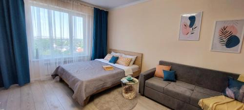 Almaty Apartment | Cozy Studio at ЖК Шахар near Asia Park with Ocean View