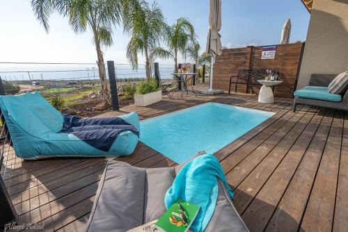 Kela Alon Ski Chalet | נוף 26 - סוויטות עם בריכה פרטית