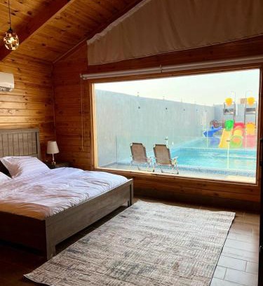 Dhahban Cabin | Experience Comfort at شاليهات اكواخ الوراء with Ocean Views