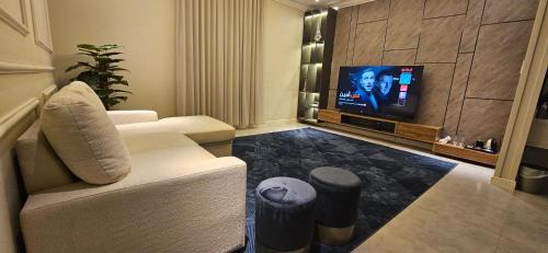 Riyadh Apartment | Modern Apartment with Smart Access and Outdoor Seating