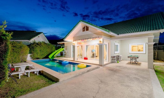 Hua Hin Villa | Unforgettable Green Tea Hua-Hin Poolvilla with Pet-Friendly Amenities
