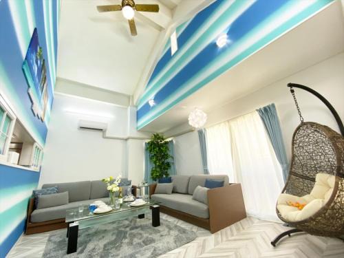 Kadena-cho Villa | Convenient Loft Penthouse Near Sunset Beach & American Village