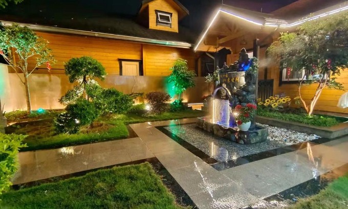 Yuancheng District Villa | Cozy Family Retreat at 房车雅墅别墅酒店 with Hot Tub