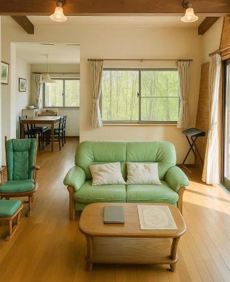Nasu House | 森の中で仲間や家族とゆっくり過ごせる温泉付コテージ 会員制別荘地で広大なプライベート空間 ペット可 那須高原りんどうハウス