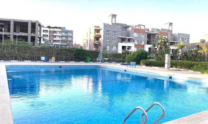 Sheikh Zayed City Apartment | 00201014846728 Ground floor apartment with garden and free use swimming pool