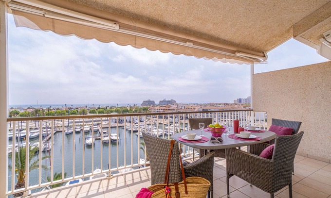Empuriabrava Apartment | Incredible Port Grec Apartment with Canal and Sea Views