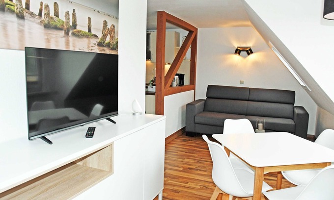 Seedorf Apartment | Seaside Retreat: Terrace & Ocean Views in Seedorf