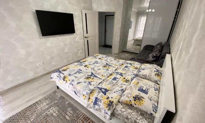 Shymkent Apartment | Premier 1-Bedroom Apartment at ЖК Атамекен - Guest Rated 9/10