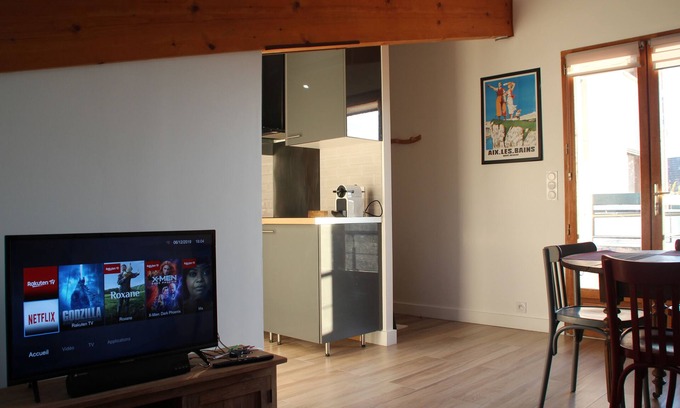 Aix-les-Bains Apartment | Relaxing 1 Bedroom Retreat in Aix les Bains, Near Thermal Baths