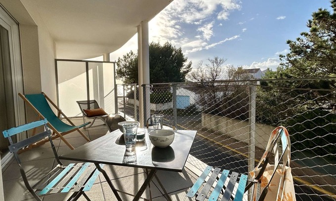La Gueriniere Apartment | Cozy Apartment La Guérinière with Ocean View & Spa