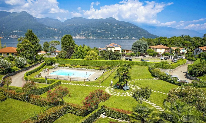 Germignaga Apartment | Inviting 1-Bedroom Apartment with Terrace and Pool Access
