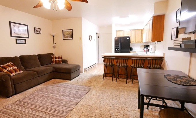 Wolf Creek Condo | Cozy 1 Bedroom Near Powder Mountain with Free WiFi