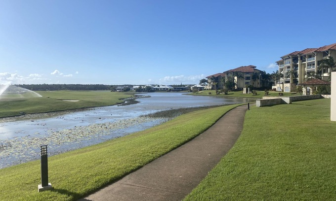 Pelican Waters Apartment | Ideal Resort Apartment Steps from Golden Beach with Spa