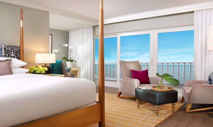 Connors Hotel | Elegant 1-Bedroom Suite with Ocean View & Pool Access