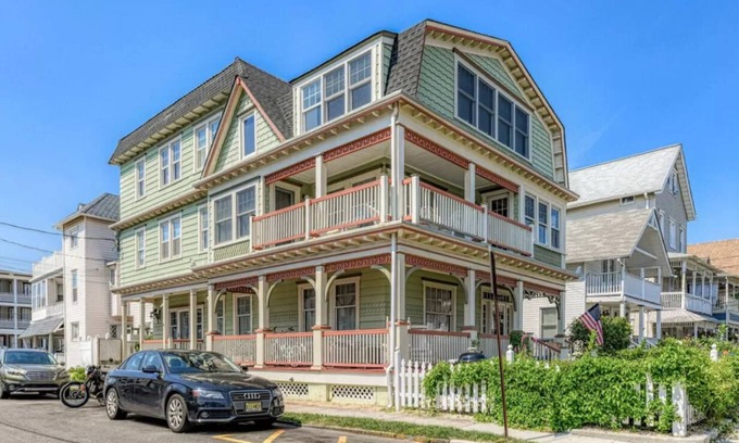 Ocean Grove House | Oceanfront Retreat: Beach Access & Scenic Wraparound Porches