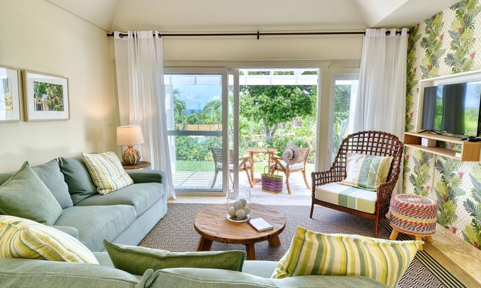 Governor's Harbour Apartment | Garden Apartment with Pool and Ocean View - Rated 10/10