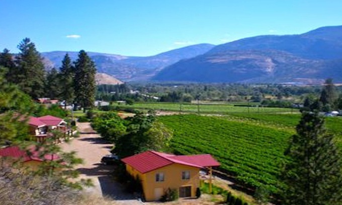 Okanagan-Similkameen House | Idyllic 1 BR Guest House with Pool and Vineyard Views