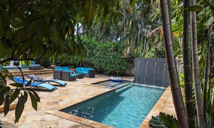 Poinsettia Heights House | Exclusive 3BR Oasis with Heated Pool in Fort Lauderdale