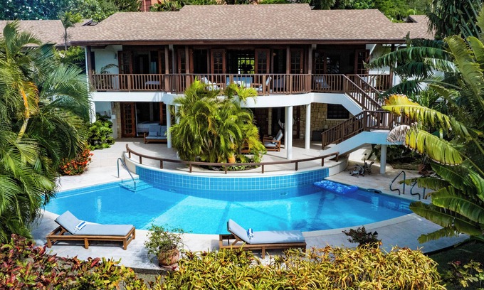 Westerhall Land Settlement House | Top-Rated 2-Acre Waterfront Retreat with Tennis Court