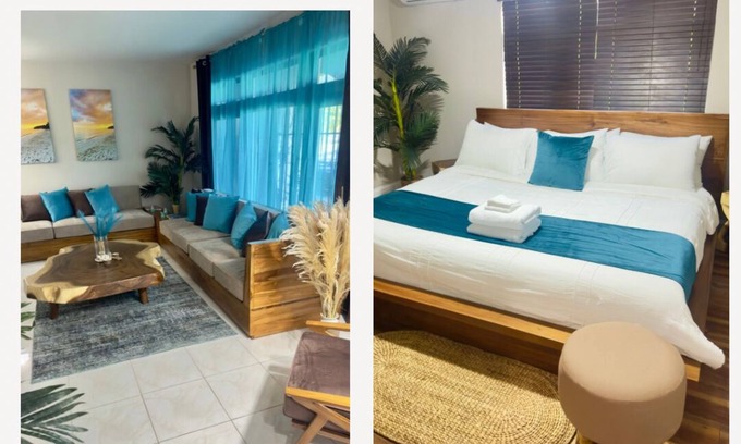 Bahamia West House | 1 King & 2 Bunk Beds located 1.5 miles from the beach