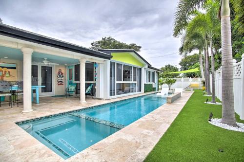 Deerfield Beach House | Vibrant Oasis Retreat with Pool, Hot Tub & Ocean Views