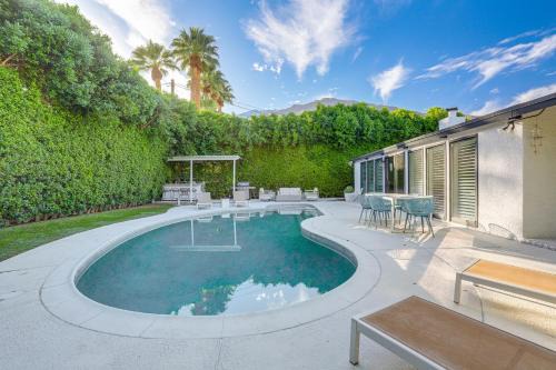 Tahquitz River Estates House | Modern Retreat with Pool and Patios Near Downtown