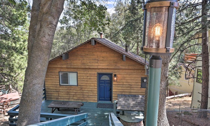 Crestline Cottage | Unforgettable Lake Gregory Cabin: Deck and Grill Retreat