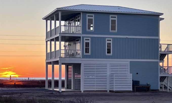 Port St. Joe House | Inviting Beach Home with Private Pool & Elevator Access